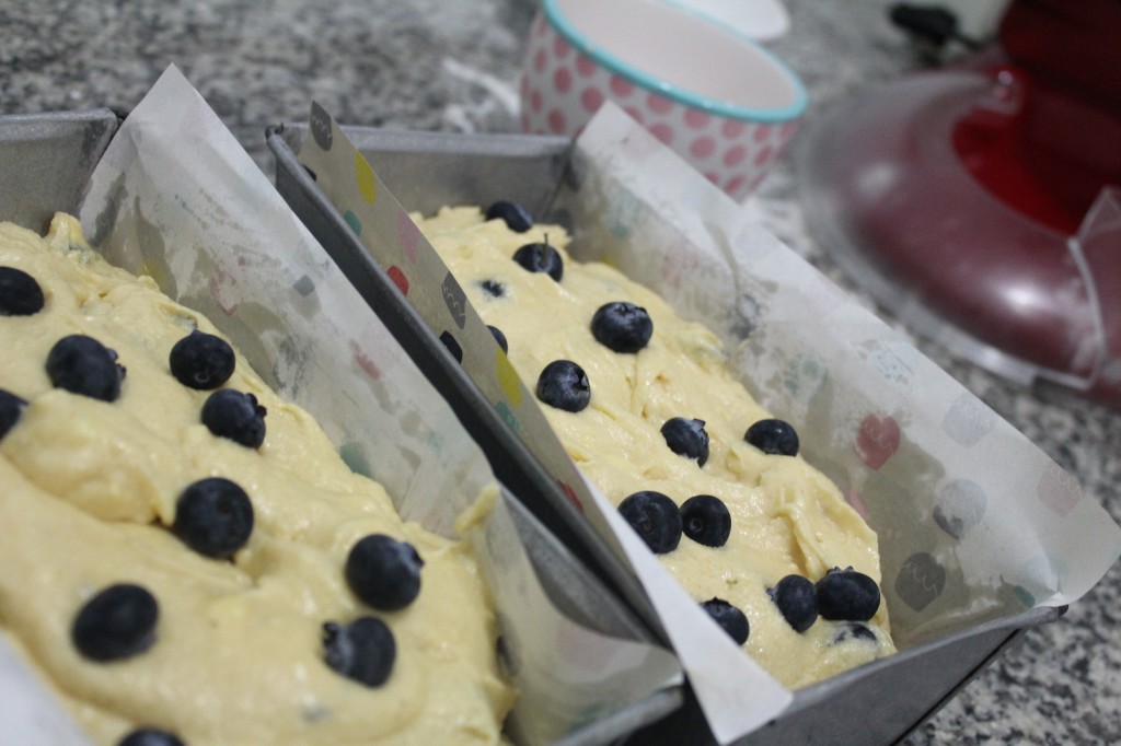 Vacaciones con niñas y niños, preparando cake de arándanos, limón y chocolate★