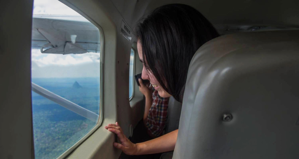 Pucallpa y Sierra del Divisor desde el aire