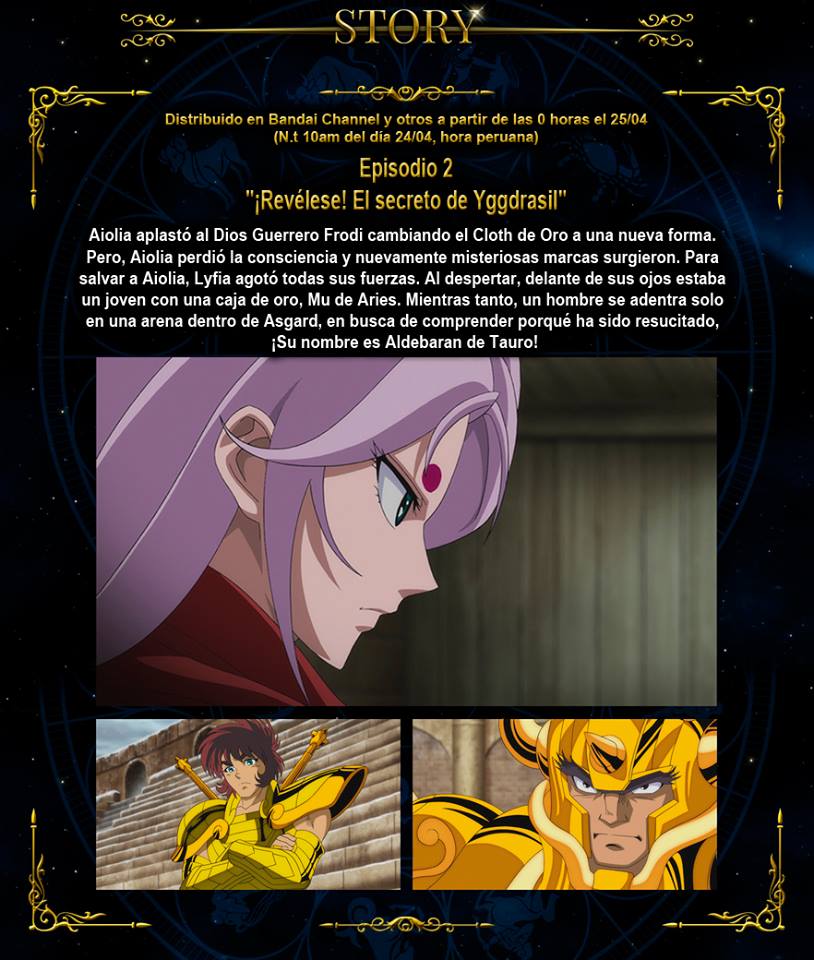 Cómo ver el primer episodio de Saint Seiya Soul of Gold?