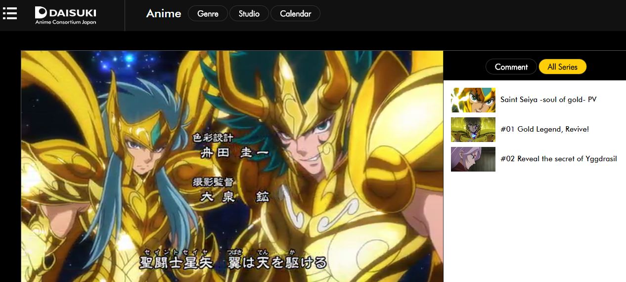 Te perdiste el capítulo de hoy de Saint Seiya soul of gold