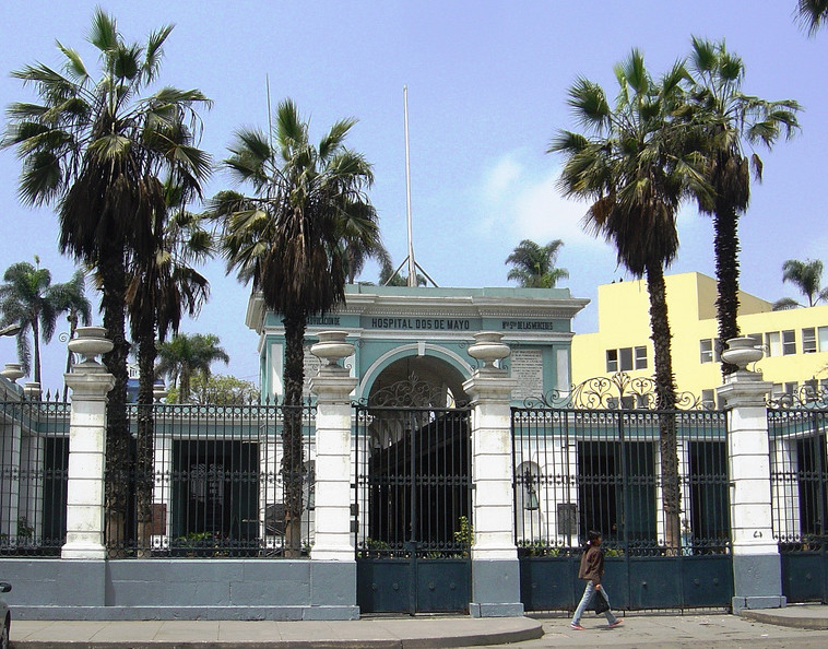 Santa Rosa de Lima, el Hospital Dos de Mayo y la tuberculosis en los servicios de emergencia