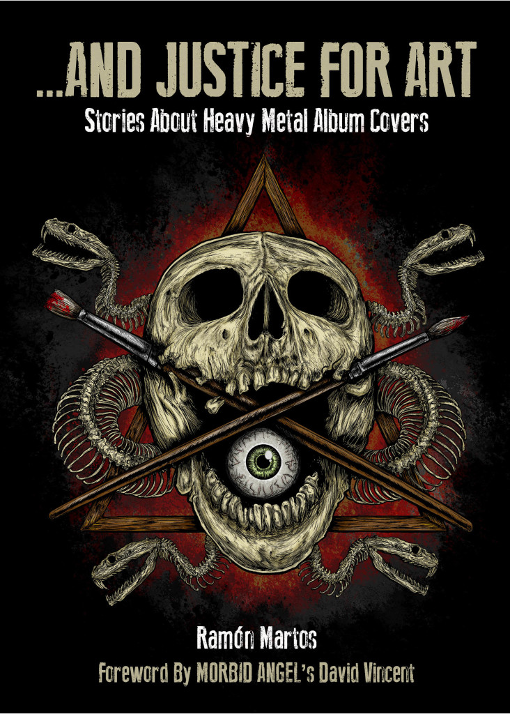 Libro sobre las portadas del Heavy Metal ...AND JUSTICE FOR ART, Stories about Heavy Metal Album Covers