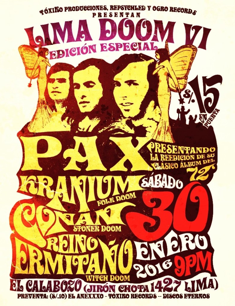 Pax en concierto: (re) conociendo las raíces del metal en el Perú