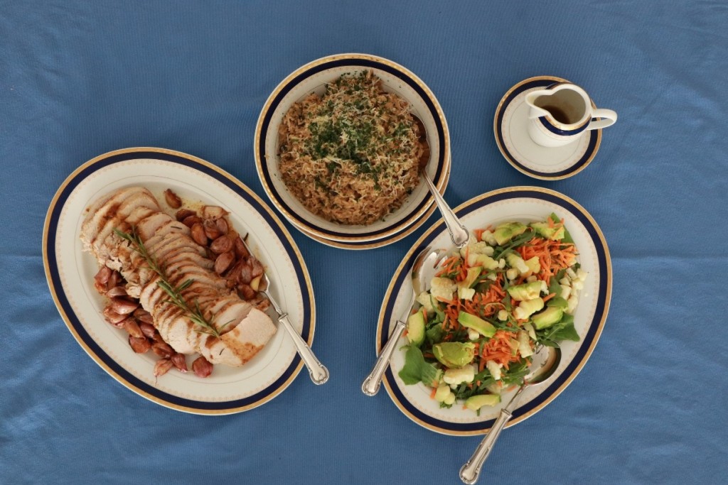 Receta: Lomo de cerdo con risotto de hongos de Porcón y ensalada fresca
