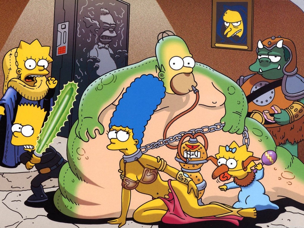 Referencias a Star Wars en Los Simpson
