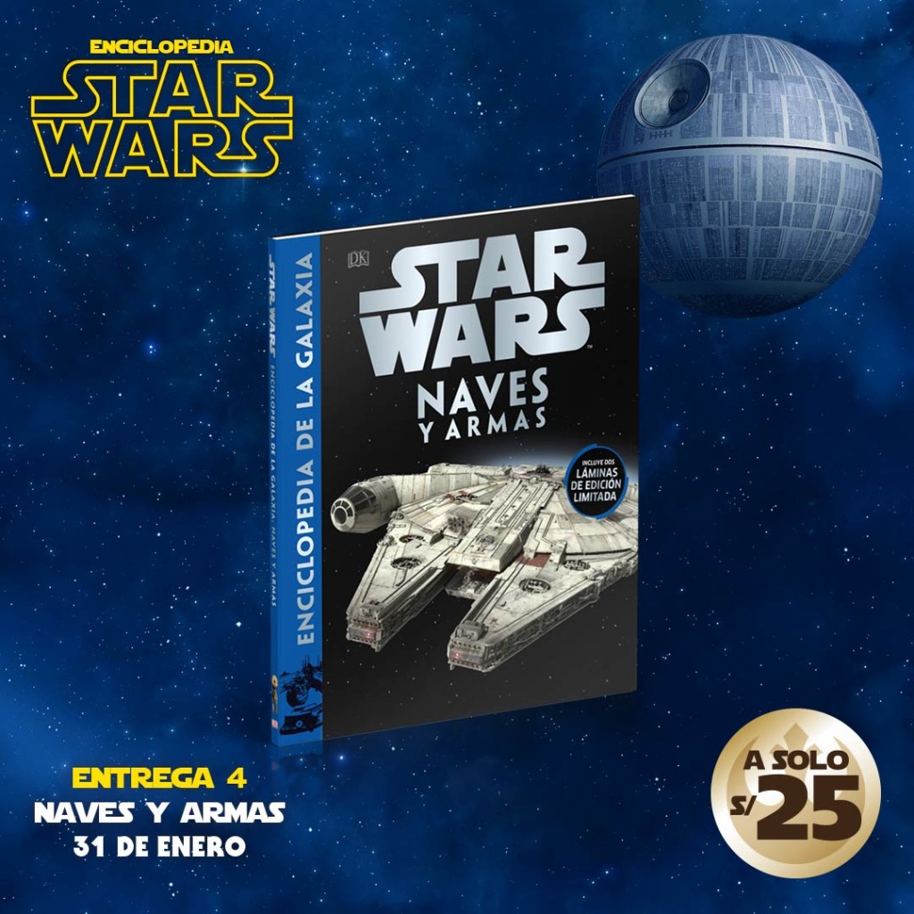 No te pierdas el tomo IV de la enciclopedia de Star Wars: Naves y Armas