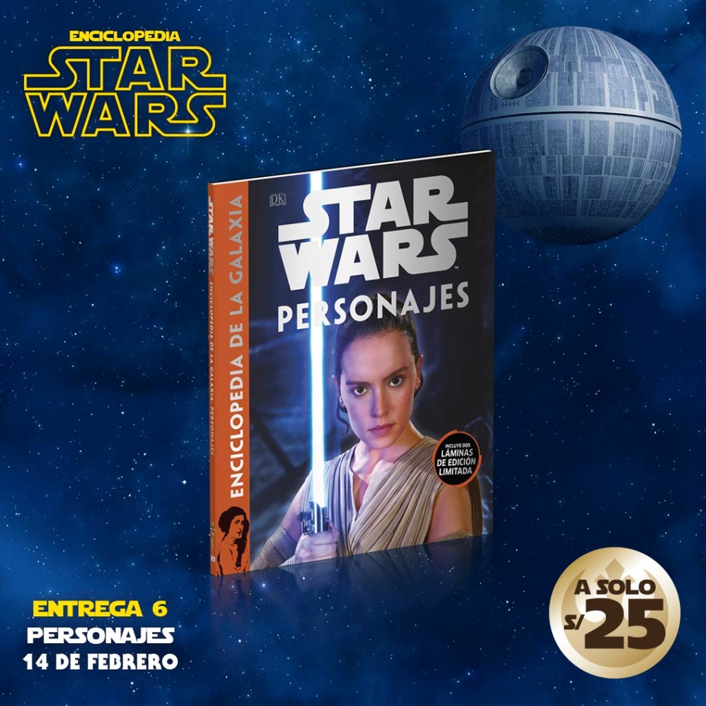 Adquiere el tomo VI de la enciclopedia de Star Wars: Personajes
