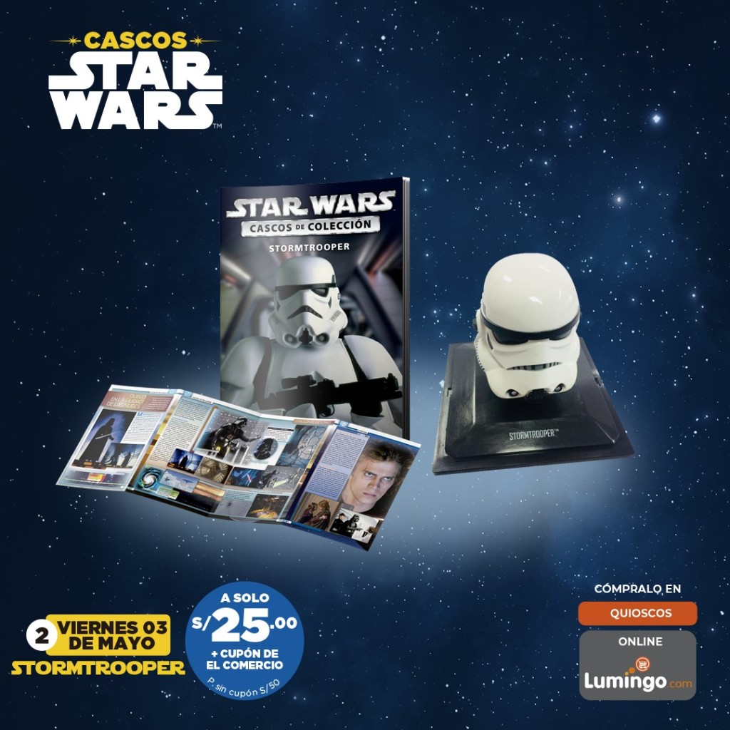 Adquiere los cascos más emblemáticos de Star Wars: Stormtrooper