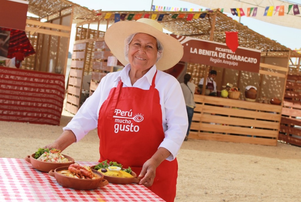 Benita en la Feria Perú Mucho Gusto.