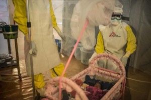 Nubia At MSF Ebola Treatment Center In Conakry, Guinea.