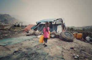 Internally displaced People form Taiz Enclave Yemen