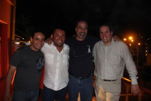 M. Cigarróstegui, John Santa Cruz, G. Toro-Lira y F. Cabachi