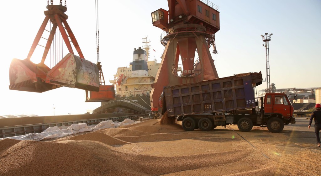 Importación de soya en China. Foto: @Reuters.