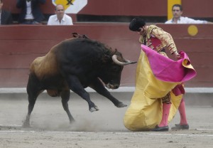 Padilla lancea al cuarto toro de la tarde