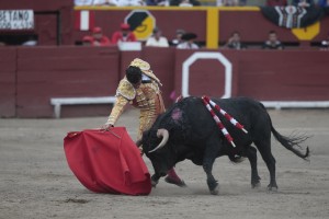 Galdós toreando con la mano derecha