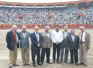 FOTO: DANTE PIAGGIO ADIÓS. Pedro Gutiérrez, José Álvarez, Jorge Castillo, Nolasco Román, Andrés León y Jaime del Castillo.