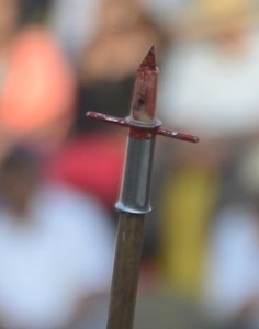 JOSÉ DOBLADO. Picador español de Castella con puya reglamentaria, en la misma corrida de Ponce, el 9 de noviembre.