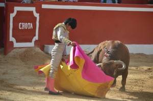 FOTO: MIGUEL PARDO VERÓNICA. La del peruano Juan Carlos Cubas, en la corrida del viernes 26 de junio