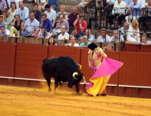 FOTO: JOËL BURAVAND BUEN GUSTO. Galdós lanceó y dejó buen sabor a la verónica.