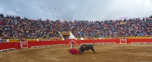 FOTO: PABLO JAVIER GÓMEZ DEBARBIERI OREJA. la que cortó Juan Carlos Cubas al cuarto toro de la corrida del 27 de junio