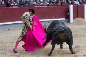 FOTO: PÁG WEB PLAZA DE TOROS DE LAS VENTAS ARTE Y LIDIA. Acho esperará una de las grandes faenas de Morante de la Puebla. 