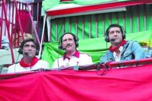 FOTO: CAPTURA DE PANTALLA Muñoz, Molés y Caballero, un equipo de TV que no se repetirá.
