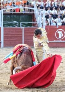 FOTO: MARTA VERDUGO Joaquín Galdós en su triunfal corrida en Ávila, el jueves 24.