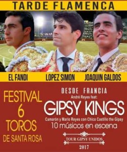 El Fandi, López Simón y Joaquín Galdós, el 21 de octubre.