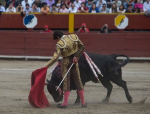 FOTO: JUAN PONCE Sentido natural de Sebastián Castella, en Acho, en 2015