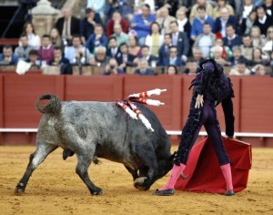 FOTO: PLAZA DE LA MAESTRANZA Cobradiezmos de Victorino: ¿toro duro o con excesiva clase?