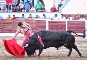 FOTO: MARTA VERDUGO Joaquín Galdós triunfó el sábado, ante serios toros de Villamarta.