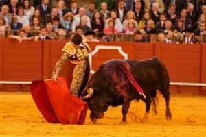 FOTO: SARA DE LA FUENTE, CULTORO El miércoles, Pablo Aguado cuajó una buena faena al sexto toro. 