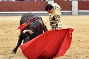 FOTO: PLAZA 1 El toro duró poco, pero hubo buenos naturales de Galdós.