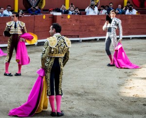 FOTO: LUIS HERENCIA Cabezas de cartel para la feria: Roca Rey, Galdós y Ponce.