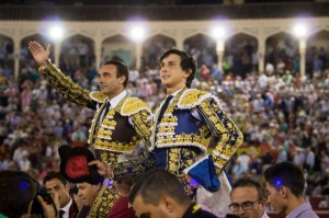 FOTO: CULTORO Ponce y Roca Rey en hombros en Albacete