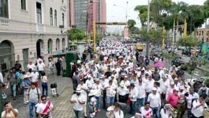 FOTO: Roger Sánchez Marcha multitudinaria de taurinos y galleros paralizó el centro de Lima el 21 de febrero