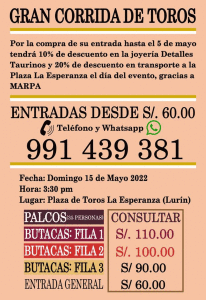 Venta entradas