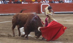 FOTO: JUAN PONCE Galdós, circular invertido en Acho, en 2024.
