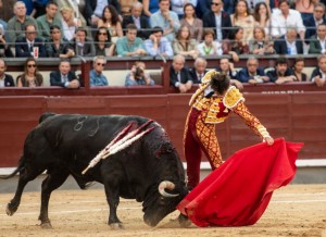 Estupendo natural de Andrés al quinto de la tarde.