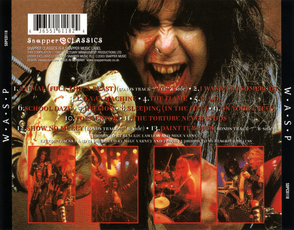 Reedición de Snapper Musica, del 2003 que incluye Animal Fuck like a beast como parte del disco y no como bonus track