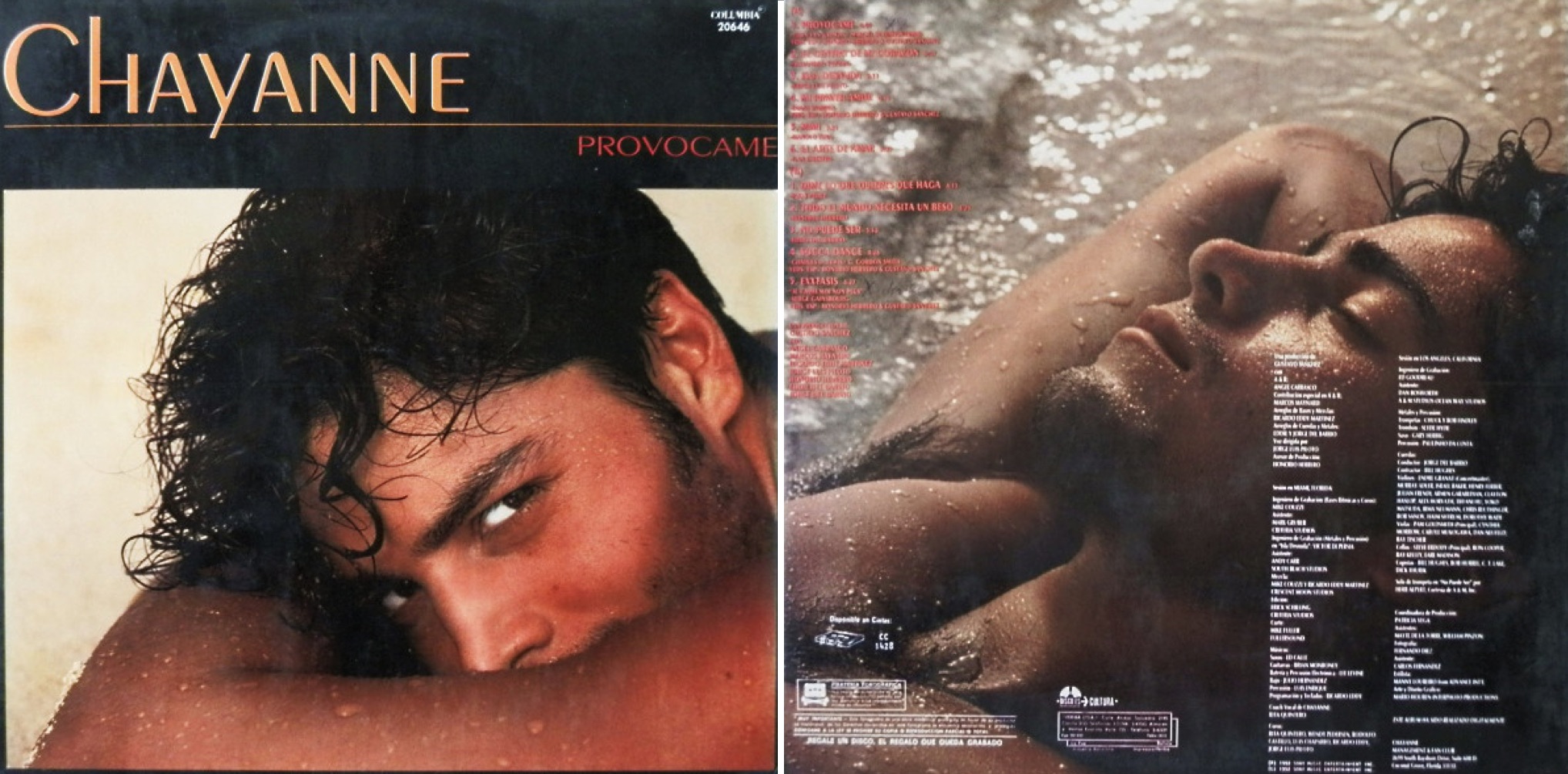 "Provócame", álbum lanzado en 1992.