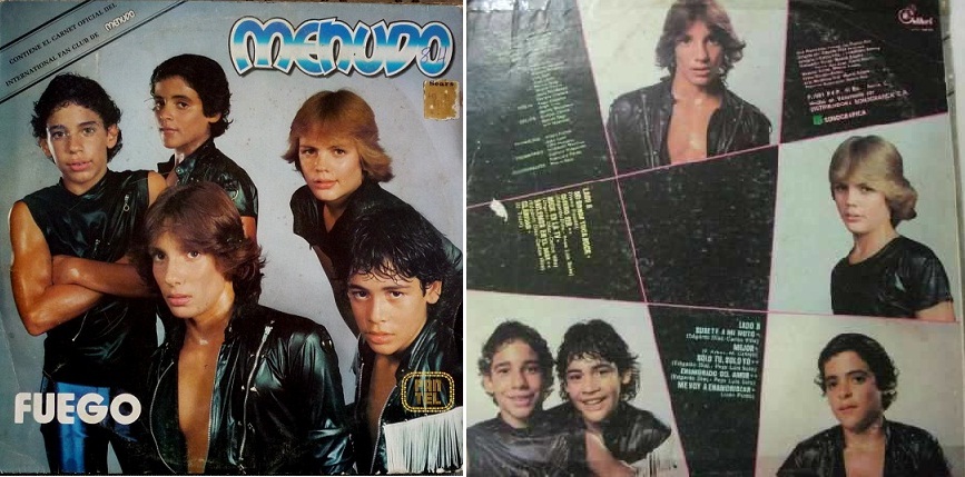 "Fuego", álbum que se lanzó en Perú en 1981.