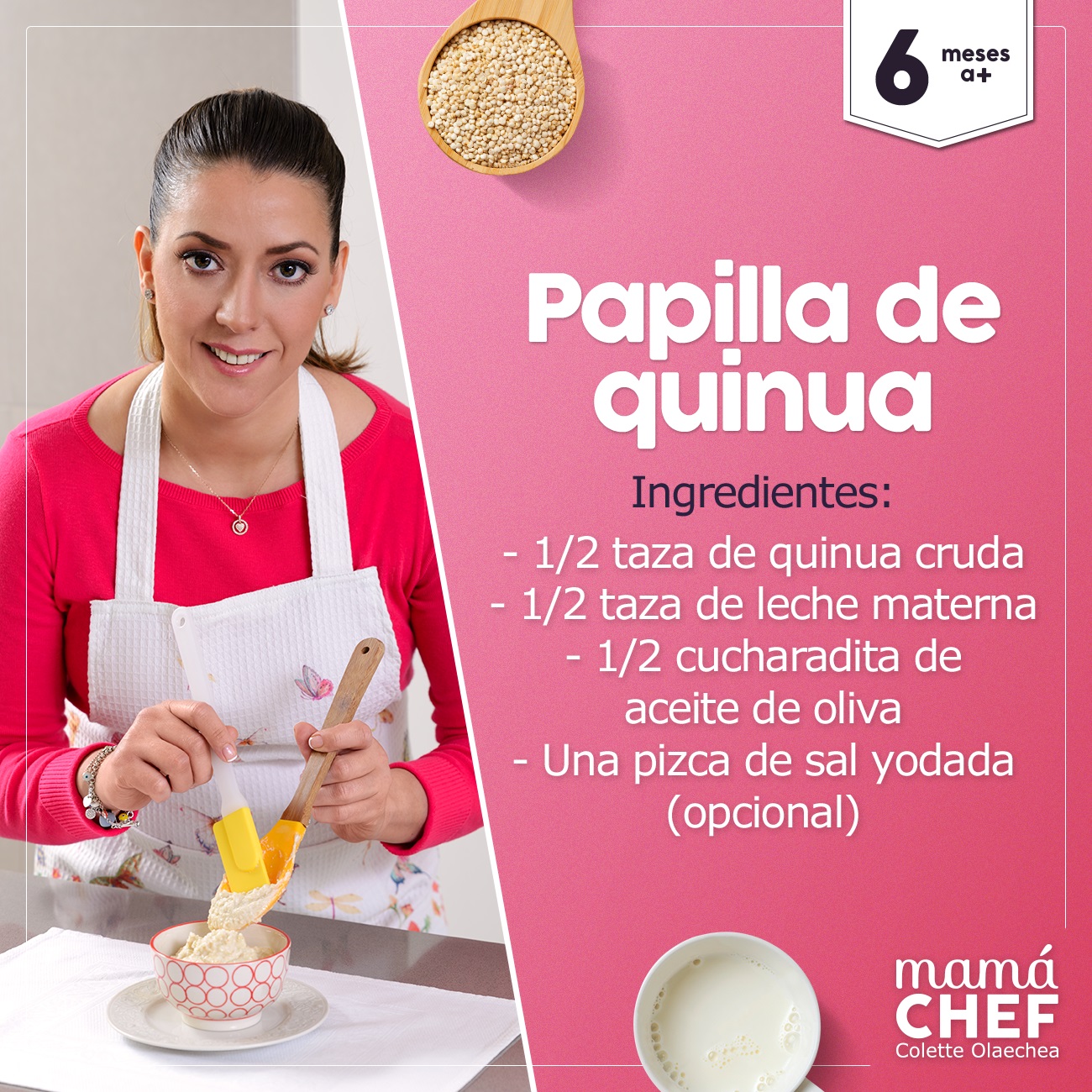 Mama Chef Papilla Quinua Quinoa Colette Olaechea
