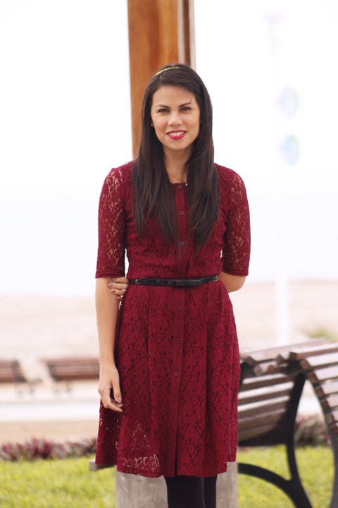Look del día: vestido guinda - OMG! | Blogs | El Comercio Peru