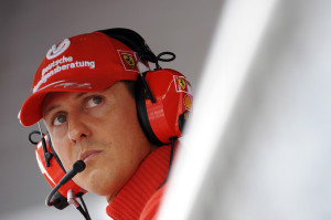 File photo of Schumacher looking on during the qualifying session for the Italian F1 Grand Prix race at the Monza racetrack in Monza