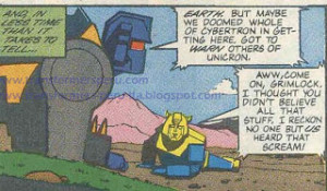 Grimlock issue 61 y si Unicron.. copy