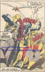 Megatron contra los Dinobots issue 8 copy